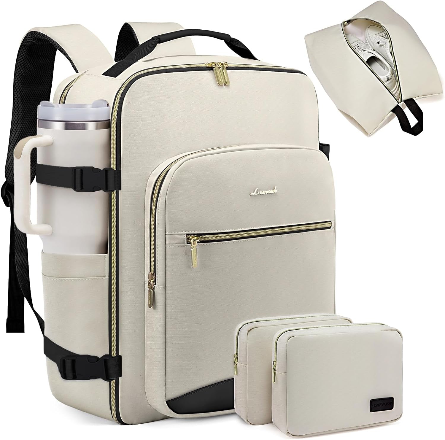 Lovevook Travel Backpack with Packing Cubes