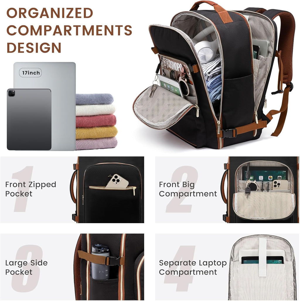 Lovevook Travel Backpack with Packing Cubes