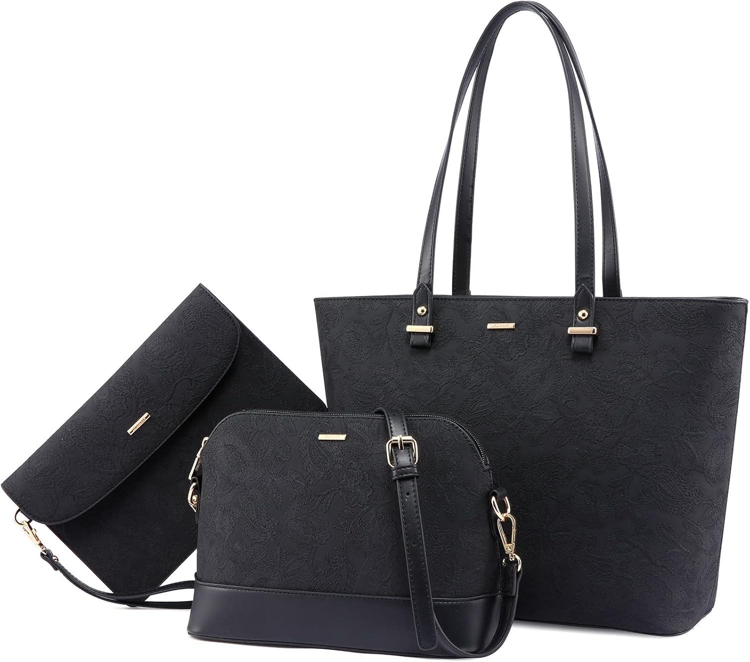 Lovevook Three Piece Handbag Set