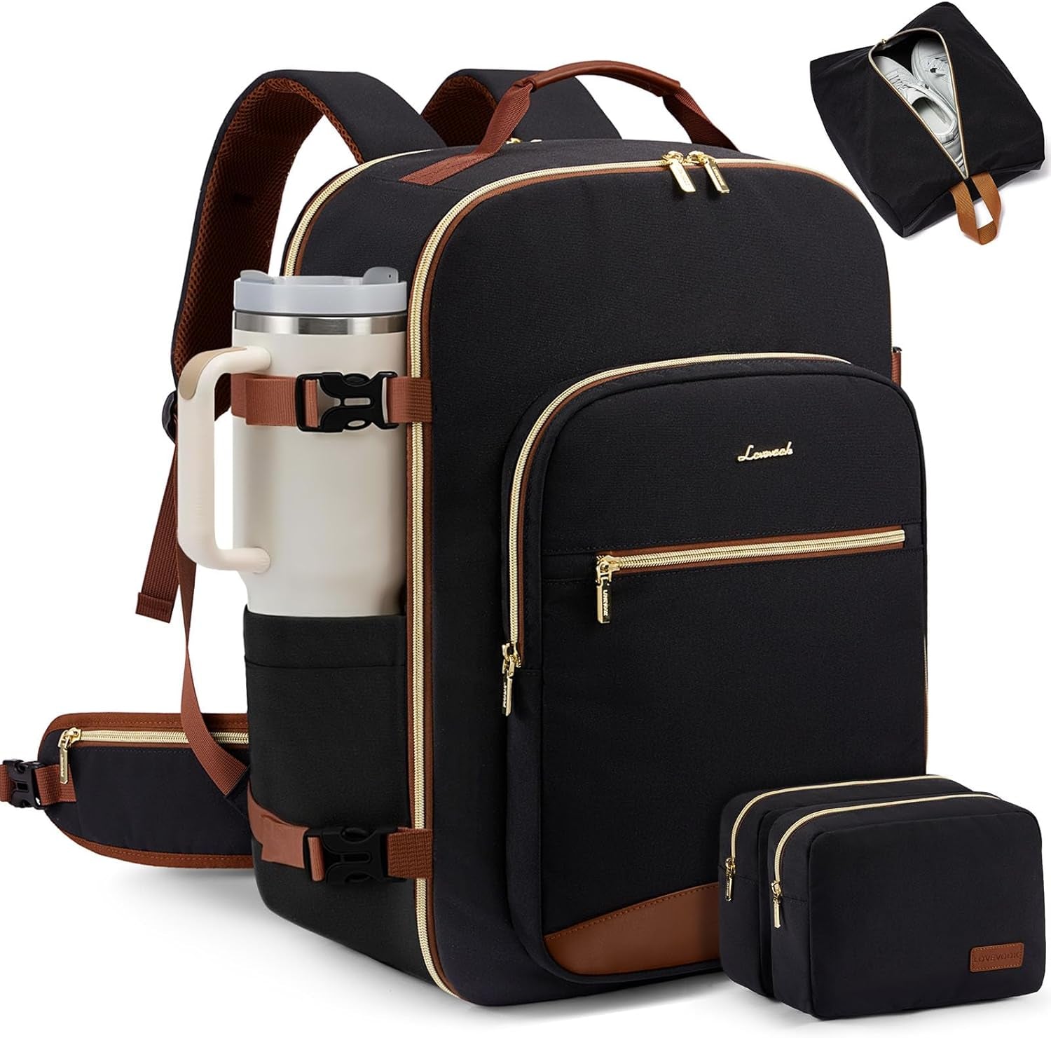 Lovevook Travel Backpack with Packing Cubes