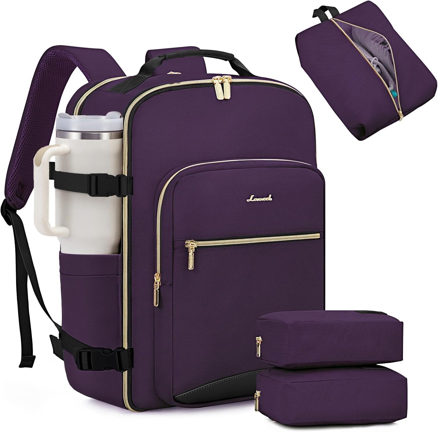 Lovevook Travel Backpack with Packing Cubes