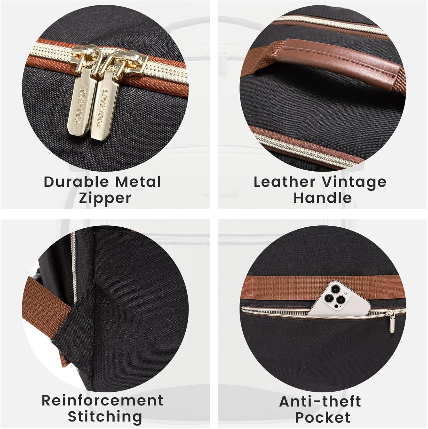 Lovevook Travel Backpack with Packing Cubes