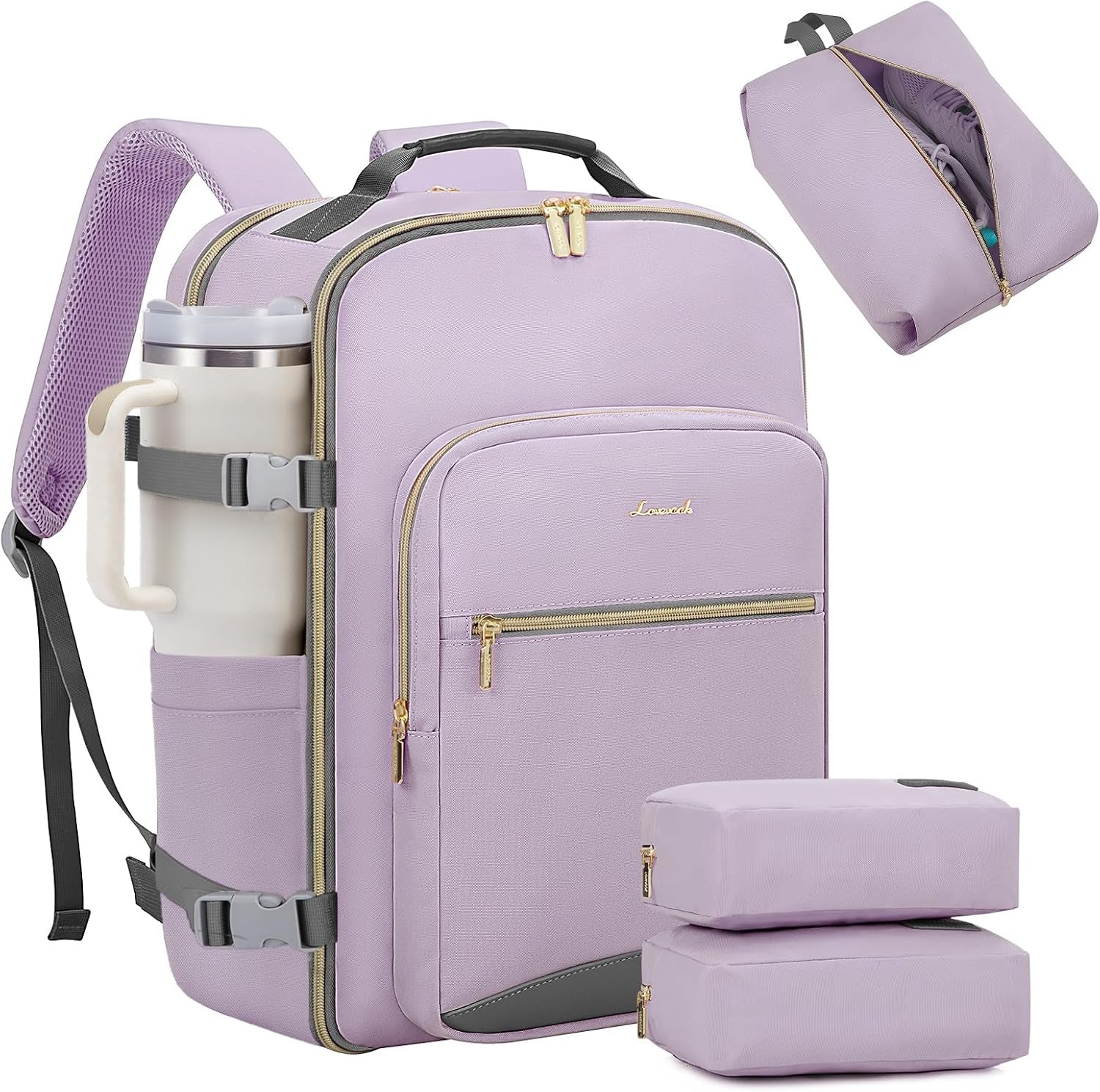 Lovevook Travel Backpack with Packing Cubes